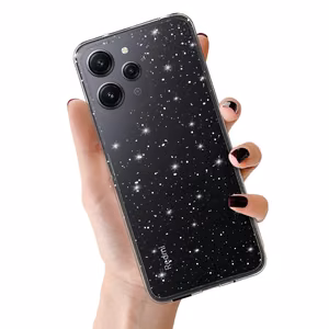 Crystal Glitter Case for Xiaomi Redmi 12 Silver