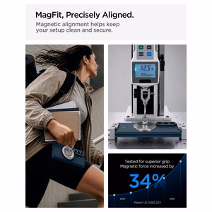 Spigen AirSkin Aramid MagFit MagSafe maciņš modelim Samsung Galaxy Z Fold 8 Ultra – tumši zils