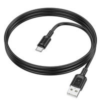 Borofone Kabel BX111 Feliz (m) - USB uz Type C - 3A 1 metrs melns
