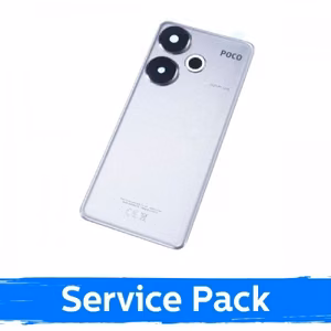Aizmugurējais vāks saderīgs ar Xiaomi Poco F6 / Titanium / (Service Pack)