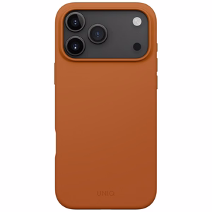 Uniq Lino чехол iPhone 17 Pro Max Magclick зарядка - оранжевый