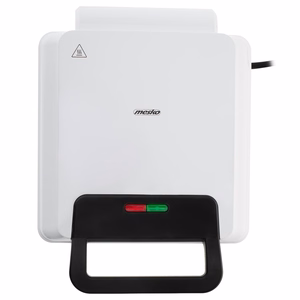 Mesko MS 3091 – Beļģijas vafeļu panna 2 vafelēm, 1800 W, balta