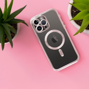 Electro Mag Cover maciņš modelim iPhone 17 Pro / 18 Pro, saderīgs ar MagSafe – rozā zelta krāsas