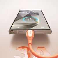 Joyroom S-A59 Vibrant Series 3A USB-A - USB-C Kabelis 1.2m - oranžs