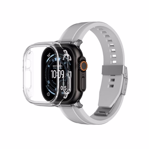 AmazingThing Minimal aizsargājošs vāciņš Apple Watch UItra 3 49mm - Caurspīdīgs