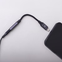 Forever adapteris AJL-01 3,5 mm ligzda - Lightning melns