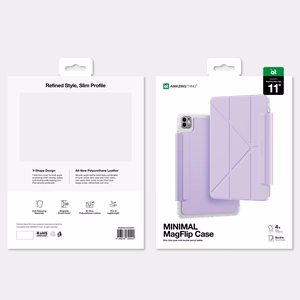 AmazingThing Minimal Mag maciņš iPad Pro M5 11", violets