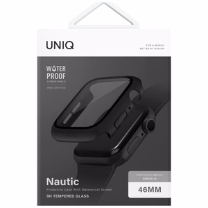 Uniq Nautic viedtālruņa apvalks Apple Watch 46mm - melns