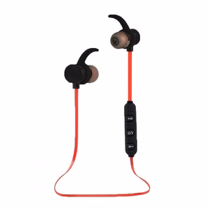 Esperanza EH186K – bezvadu Bluetooth sporta ausīs ievietojamas austiņas, melnas/sarkanas