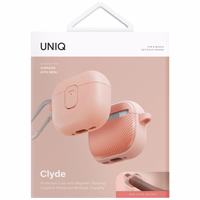 Uniq Clyde Lock apvalks AirPods 4 - rozā