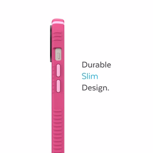 Speck Presidio2 Grip MagSafe vāciņš ierīcei iPhone 14 Plus, ar neslīdošu satvērienu, “Digital Pink / Blossom Pink / White” krāsu kombinācija