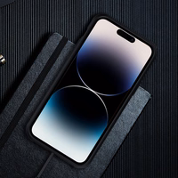 Nillkin Super Frosted Shield Pro Magnētiskais viedtālruņa apvalks iPhone 14 Pro Max ar MagSafe magnētiskais zils