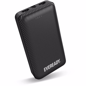Eveready PX20B ārējais akumulators, 20000 mAh, 2 × USB-A, melns
