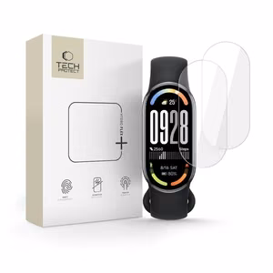 Tech-Protect Gydro Flex+ гидрогелевая плёнка 2 шт. для Xiaomi Smart Band 8 / 9 / 10 / NFC - прозрачный