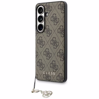 Guess maciņš 4G Classic Logo Charm MagSafe for Samsung Galaxy S26 brūns