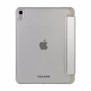 Tucano Satin atverams vāciņš ierīcei iPad 11" (2025) / iPad 10.9" (2022), sudraba krāsā