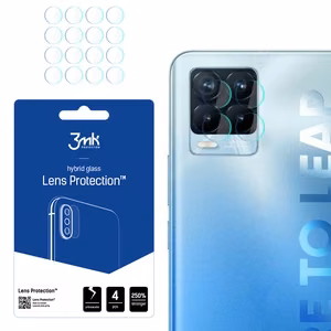 3MK FLEXIBLE GLASS LENS hibrīda stikls PROTECT REALME 8 PRO priekš 4 gab. kamerai
