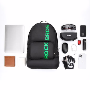Rockbros H10-BK sporta salokāma mugursoma 18 l - melna