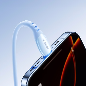 Joyroom S-A59 Vibrant Series 3A USB-A - Lightning kabelis 1.2m - zils