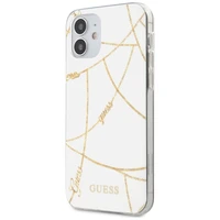 Viedtālruņa apvalks - iPhone 12 mini 5.4" - balts/balts ciets Saffiano