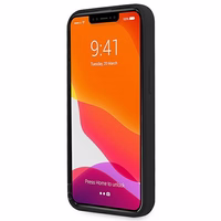 BMW Silicone Signature viedtālruņa apvalks iPhone 13 - melns