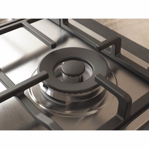 Whirlpool TGML 661 IX R iebūvējama gāzes plīts virsma no nerūsējošā tērauda, 58 cm, 4 zonas