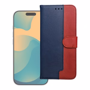 Flip case for Xiaomi Redmi NOTE 15 PRO 5G Split Book navy and red