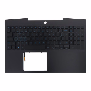 Tastatūra ar korpusu (palmrest) Dell G3 15 3590 / G5 15 5500 UK P0NG7 0P0NG7 (ar apgaismojumu)