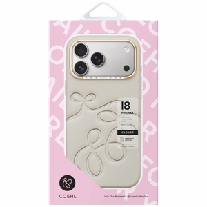 Uniq Coehl Cloude Magnetic Charging vāciņš iPhone 18 Pro Max / 17 Pro Max – bēšs