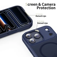 Tech-Protect MagMat MagSafe maciņš iPhone 17 Pro tumši zils