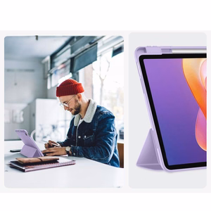Tech-Protect SmartCase Pen macins priekš Xiaomi Redmi Pad 2 11.0 - Violets