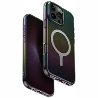 Uniq Iridescia Magclick uzlādes apvalks iPhone 16 Pro Max – melns