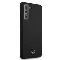 Mercedes Silikona Line apvalks Samsung Galaxy S21 melns