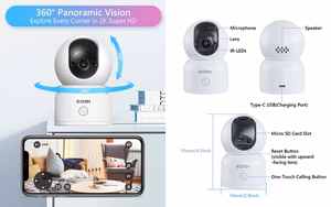 Smart Indoor Camera, 2MP, Wi-Fi