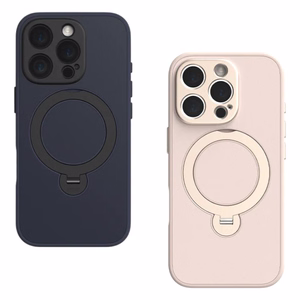 Moshi Kameleon MagSafe vāciņš ierīcei iPhone 16 Pro Max, ar statīva funkciju, “Shell Pink” krāsā