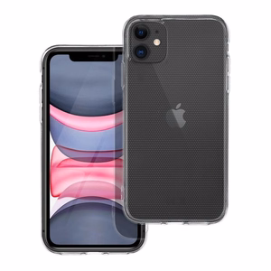 Caurspīdīgs viedtālruņa apvalks 2 mm IPHONE 11 caurspīdīgs
