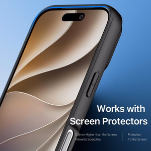 DUX DUCIS AIMO aizsargvāciņš ierīcei iPhone 18 Pro Max / 17 Pro Max, krāsa – melna