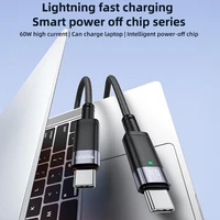 Yesido Kabelis CA160 austa - Type C uz Type C - PD 60W 1,2 metri melns