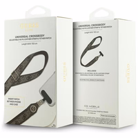 GUESS universālā siksna GUUCNP4DGMW (4G PU siksna, piestiprinājums, ar Strass metāla logotipu) brūna