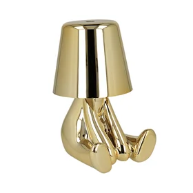Nakts lampa Golden Man dizains H