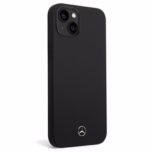 Mercedes Silicone Line apvalks iPhone 14 Plus - melns