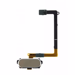 Poga saderīga ar Samsung G925 S6 Edge ar flex zeltaina oriģināla