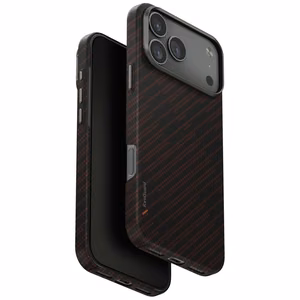 Чехол Uniq Keva EDGE Magclick с зарядкой для iPhone 17 Pro Max (оранжевый)