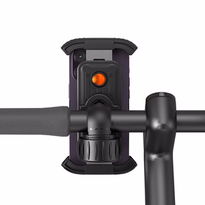 Baseus QuickGo Series velosipēda telefona turētājs melns