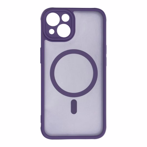 FULL MATTE MAG COVER viedtālruņa apvalks saderīgs ar Magnētisko uzlādi IPHONE 13 violeta