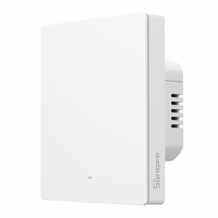 Matter SONOFF M5-1C-80W WiFi viedais sienas slēdzis (1 kanāls, rāmim)