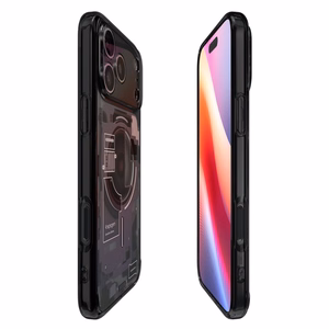 Spigen Ultra Hybrid Magnētiskais viedtālruņa apvalks iPhone 17 Pro Zero One - melns