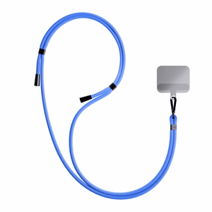 3mk EasyClip tālruņa aukliņa, zila (melnas krāsas furnitūra)