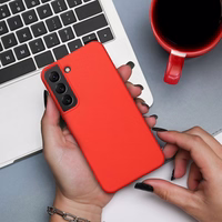 SILICONE viedtālruņa apvalks SAMSUNG S25 FE persiku