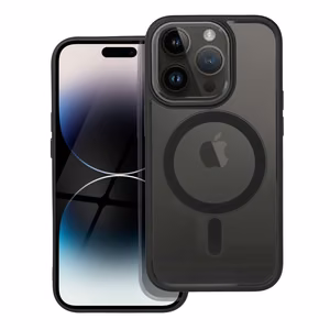 Case for iPhone 14 PRO Color Edge Mag Cover compatible with MagSafe black